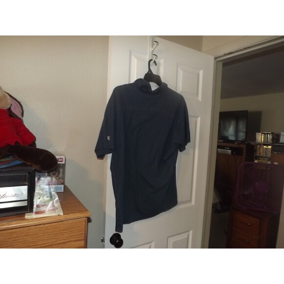 Kuhl Mens Wayfarer Wildfibre Polo XL Blue Short Sleeve Collared Shirt - Picture 3 of 3